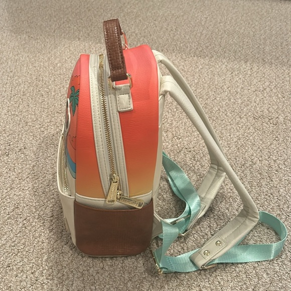 Disney Mickey & Minnie Loungefly🧡 NWT backpack w/ glow in the dark detail - Picture 2 of 6